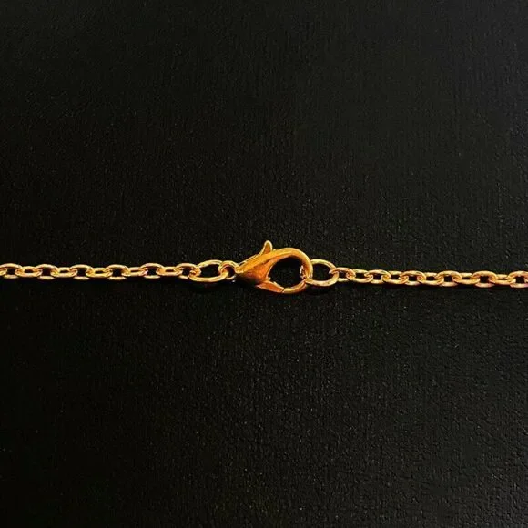 Fashion Antique Gold Necklace Crescent Moon Pendant Gothic Hippie - Picture 2 of 2